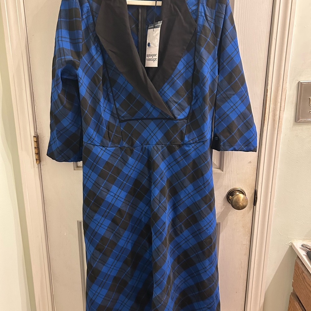 NWT Unique Vintage long sleeved swing dress 2x/18